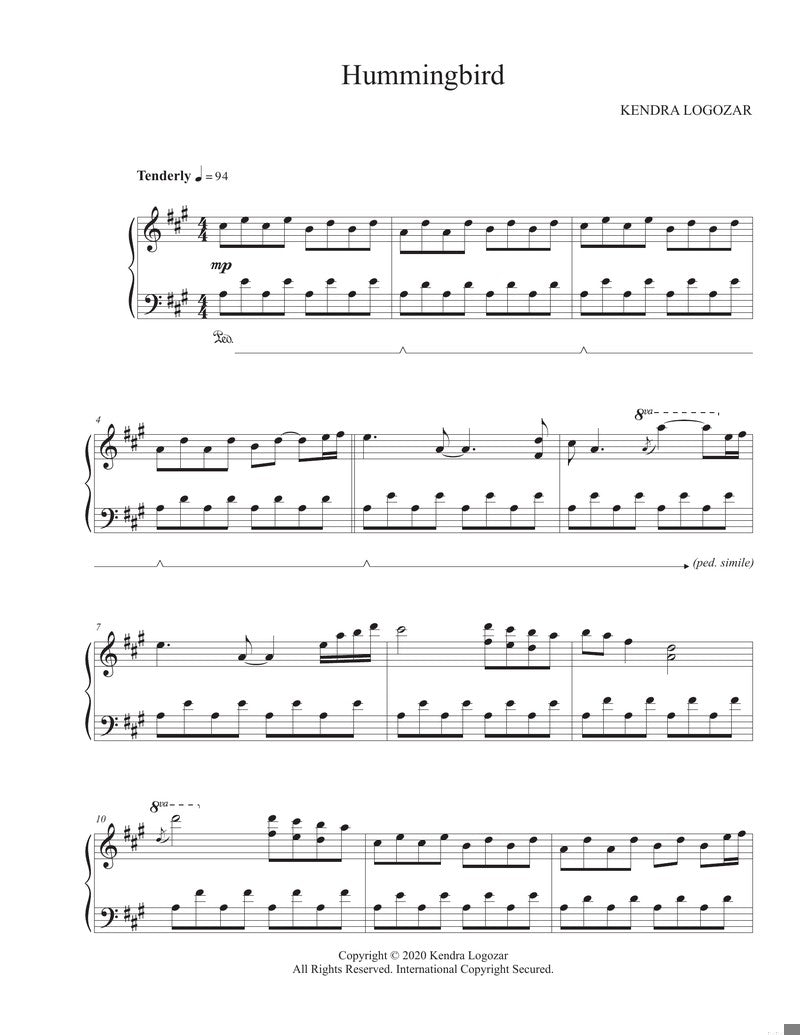 Hummingbird - Sheet Music Download