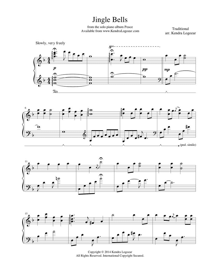 Jingle Bells - Sheet Music Download