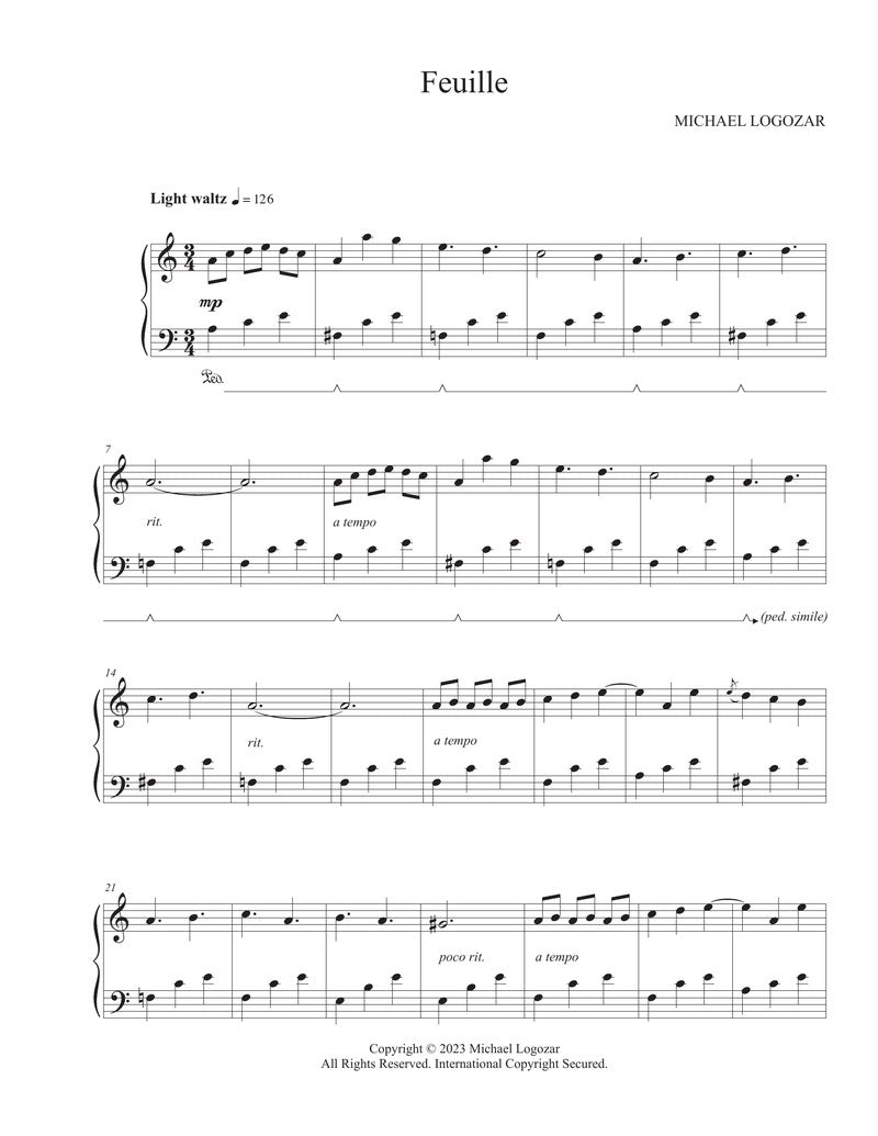 Feuille - Sheet Music Download