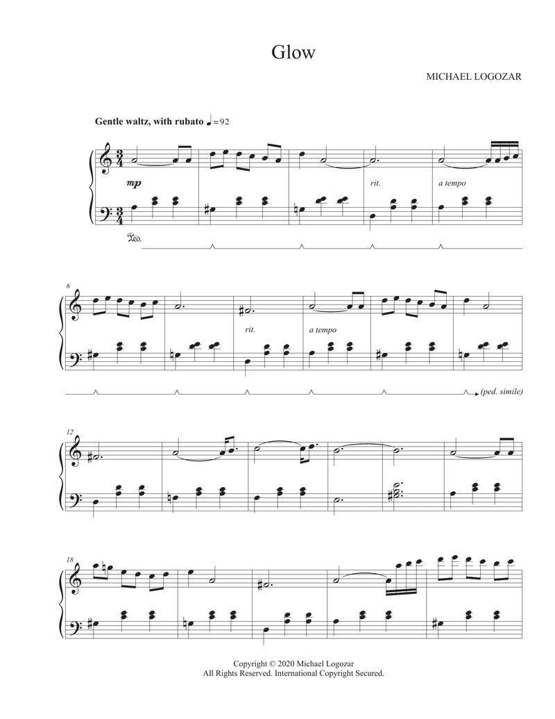 Glow - Sheet Music Download