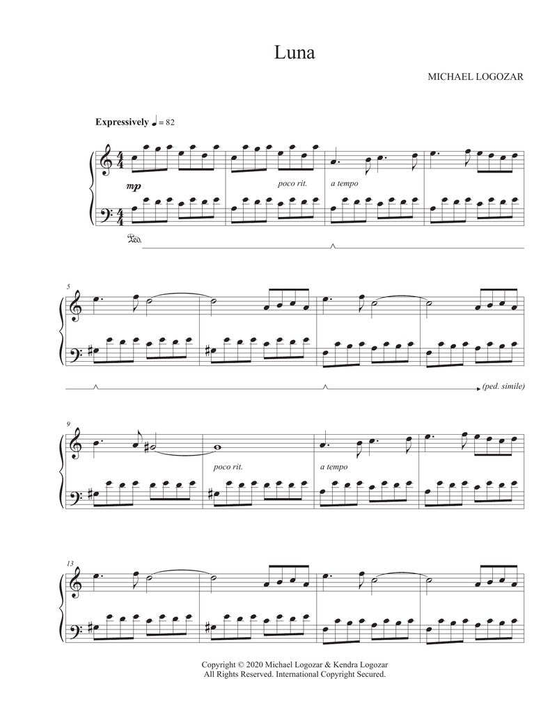 Luna - Sheet Music Download