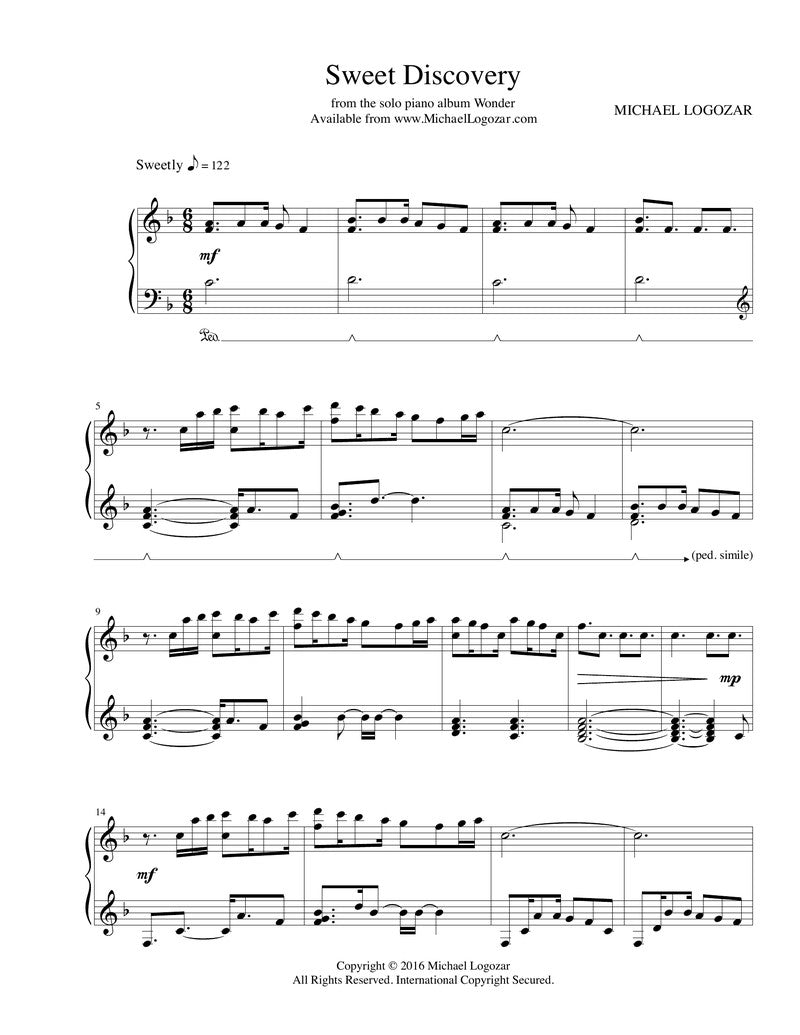 Sweet Discovery - Sheet Music Download