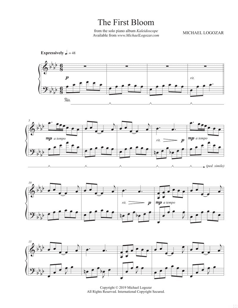 The First Bloom - Sheet Music Download