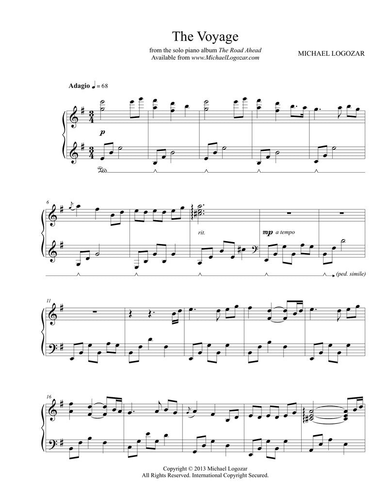 The Voyage - Sheet Music Download