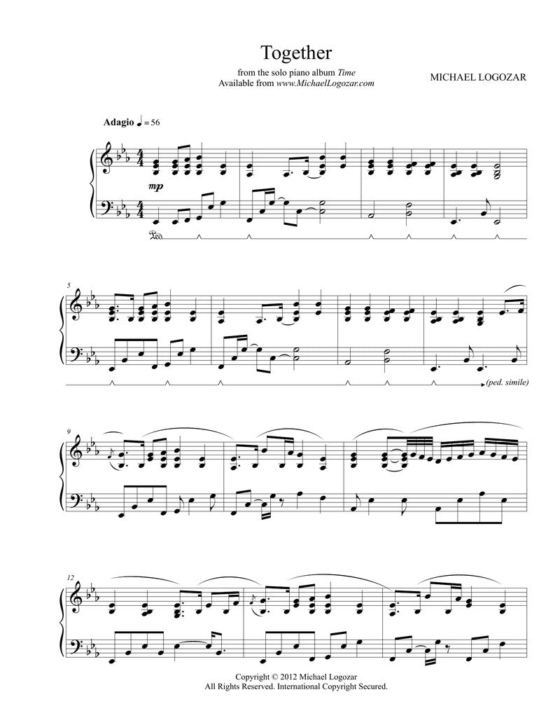 Together - Sheet Music Download