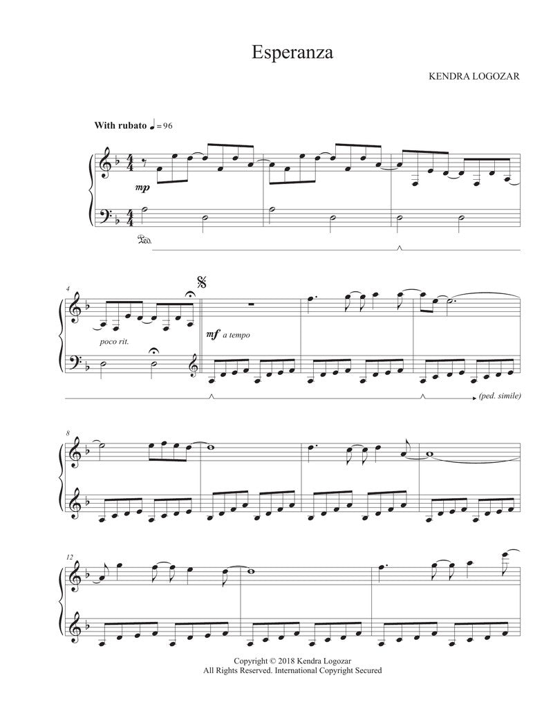 Esperanza - Sheet Music Download