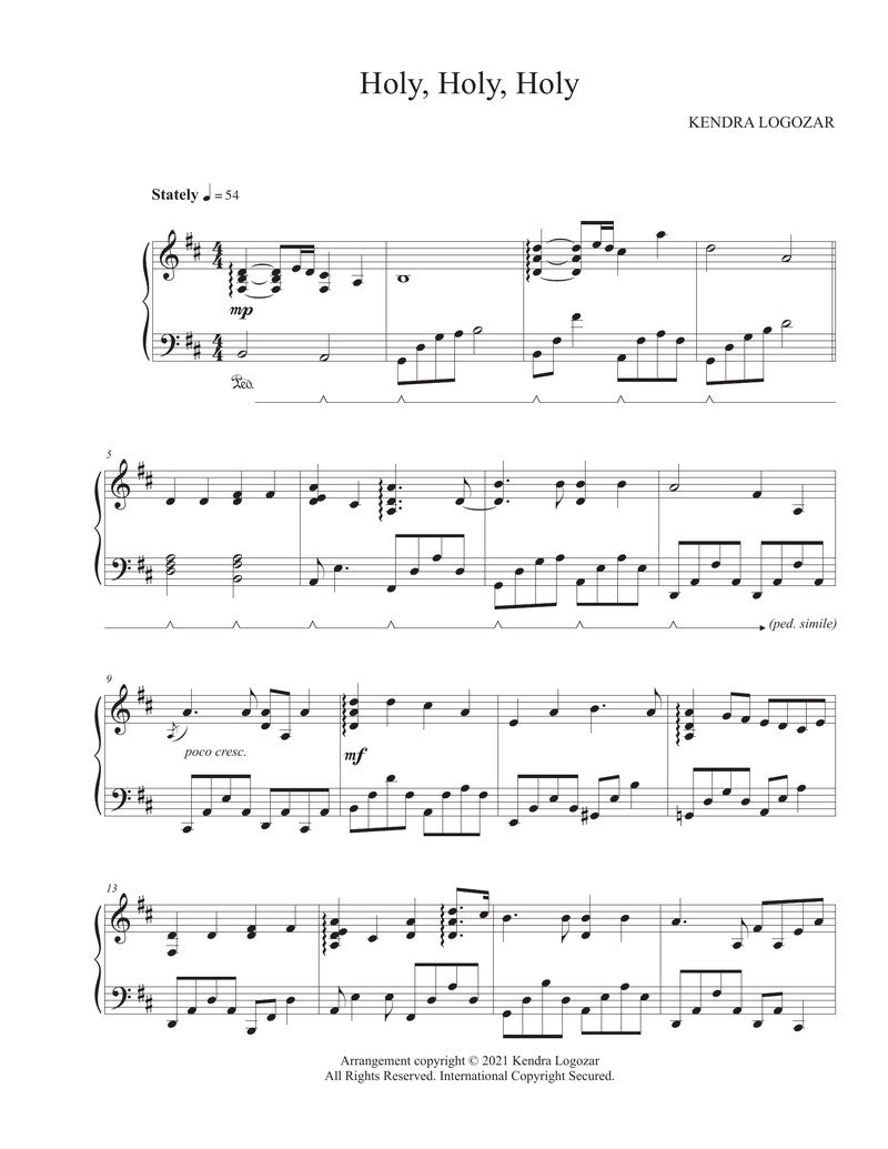 Holy, Holy, Holy - Sheet Music Download