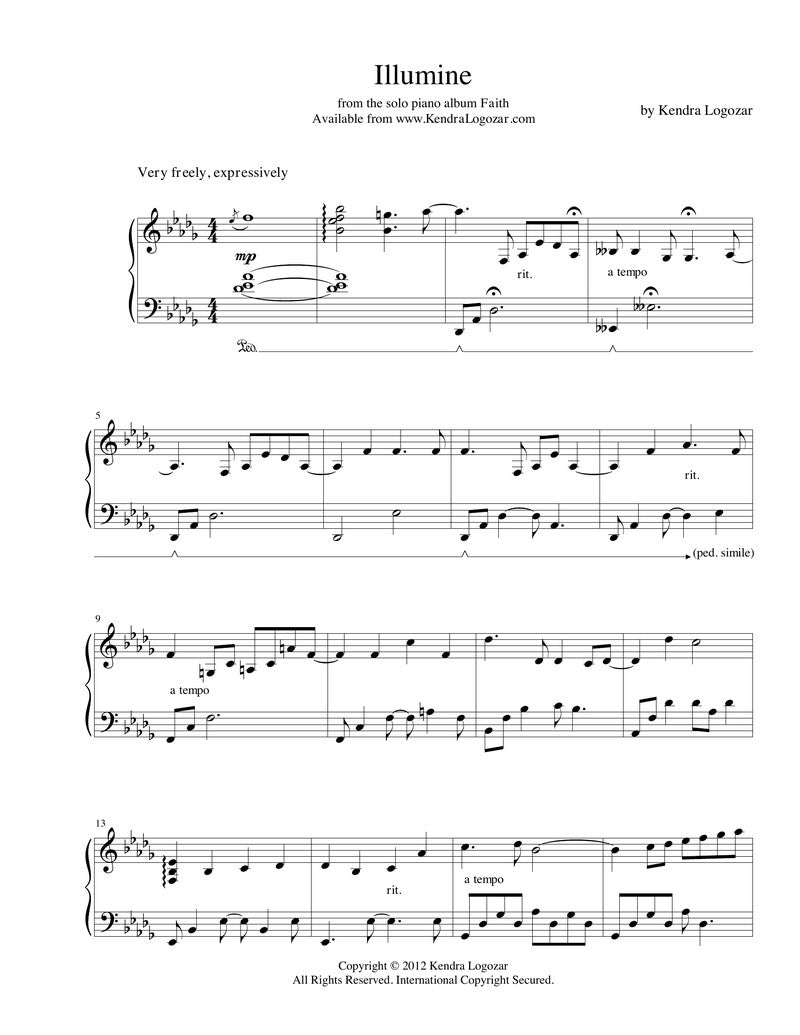 Illumine - Sheet Music Download