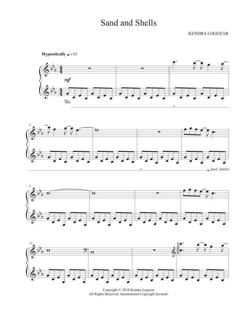 Sand and Shells - Sheet Music Download