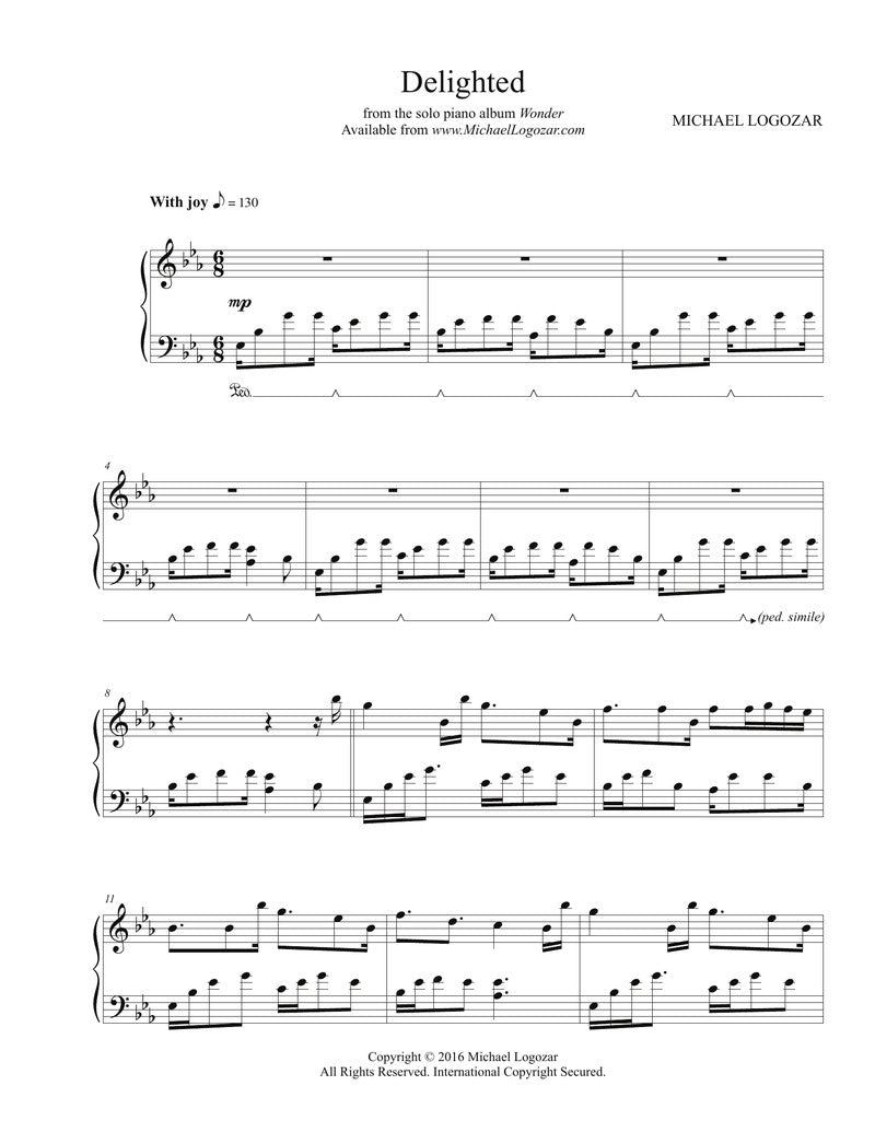 Delighted - Sheet Music Download