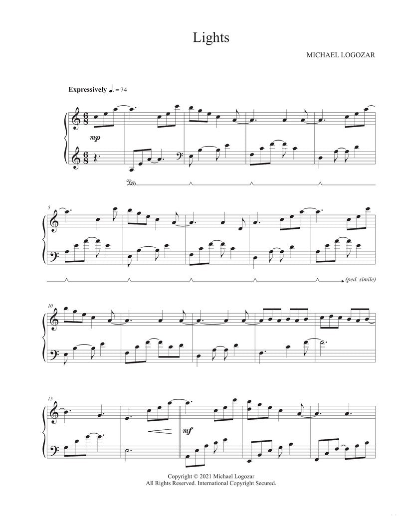 Lights - Sheet Music Download