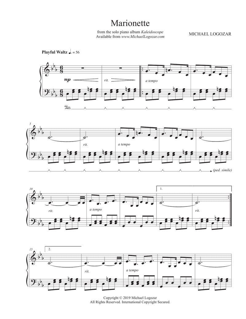 Marionette - Sheet Music Download