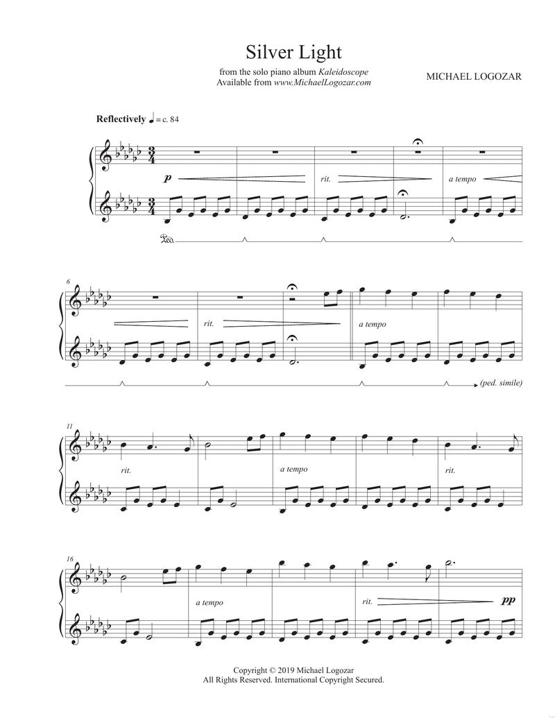 Silver Light - Sheet Music Download
