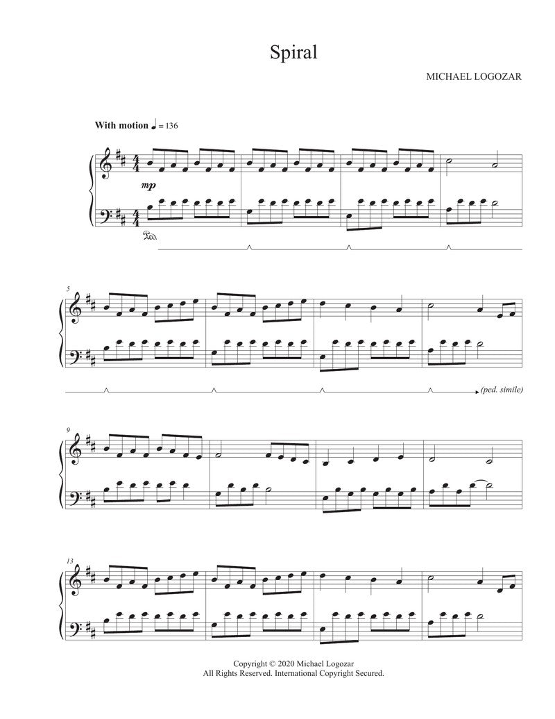 Spiral - Sheet Music Download