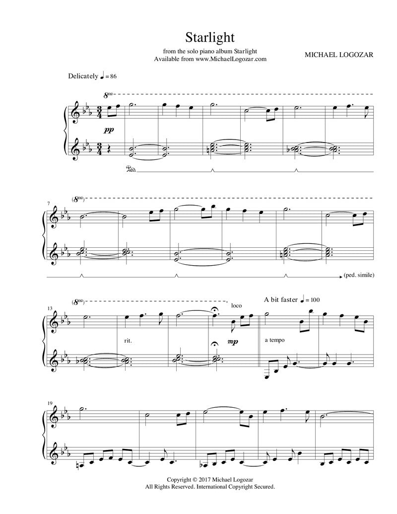 Starlight - Sheet Music Download