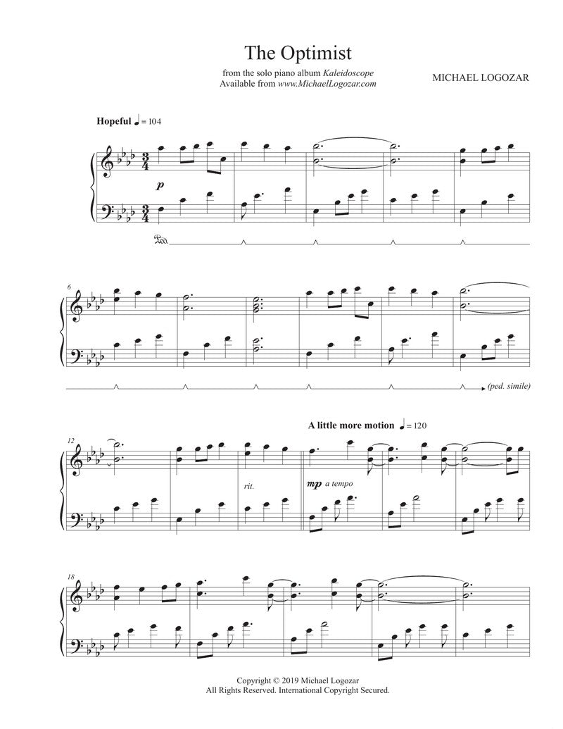 The Optimist - Sheet Music Download
