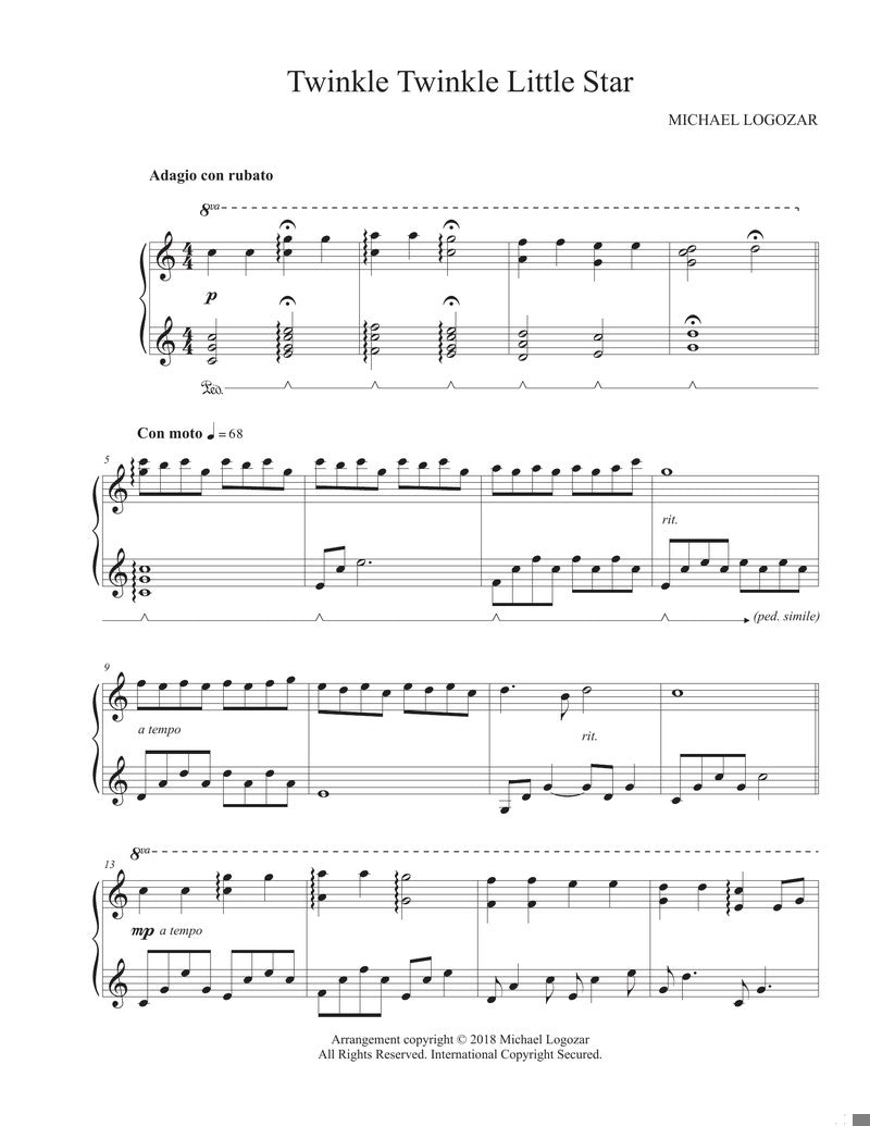Twinkle Twinkle Little Star - Sheet Music Download