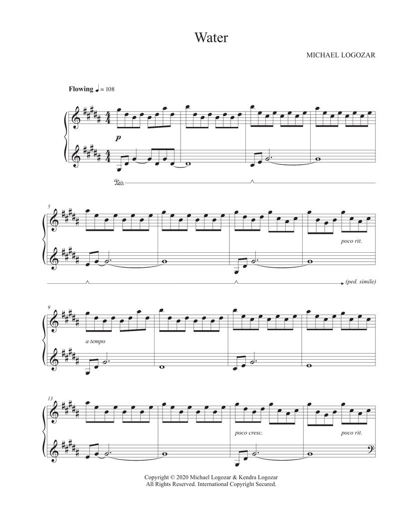 Water - Sheet Music Download